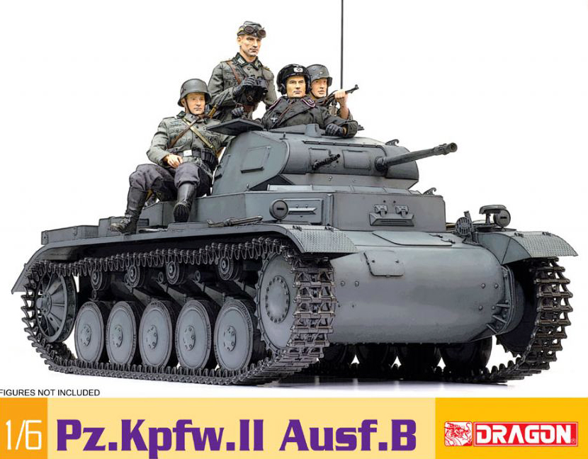 75025  техника и вооружение  Pz.Kpfw.II Ausf.B (1:6)