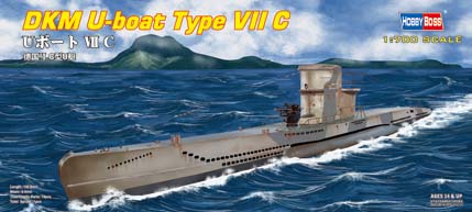 87009  флот  DKM U-boat Type VII C  (1:700)
