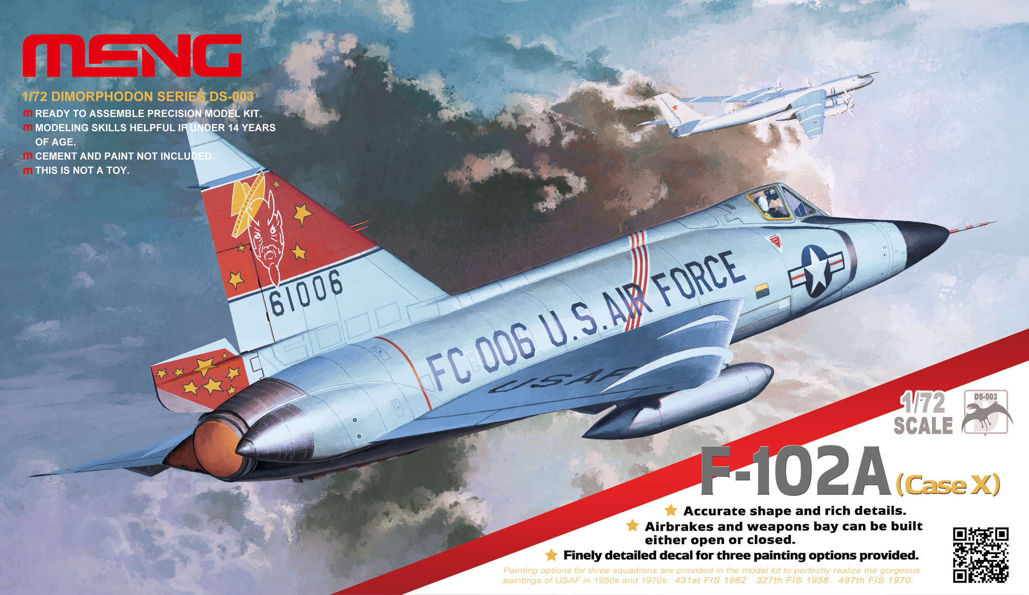 DS-003  авиация F-102A (Case X)  (1:72)