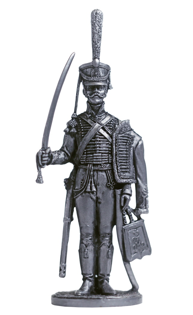 NAP-97  миниатюра  Рядовой армейского гусарского полка. Россия, 1810-14 гг.