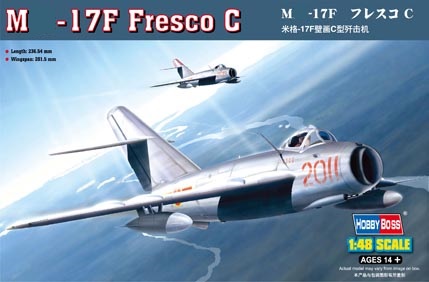 80334  авиация  M&G-17F Fresco C  (1:48)