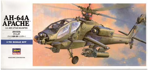 00436  авиация  AH-64A Apache  (1:72)