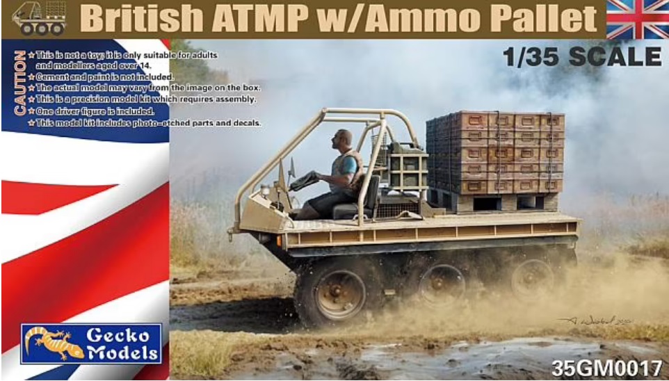 35GM0017  техника и вооружение  British ATMP w\Ammo Pallet  (1:35)