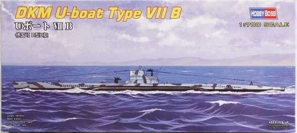 87008  флот  DKM U-boat Type VIIB  (1:700)