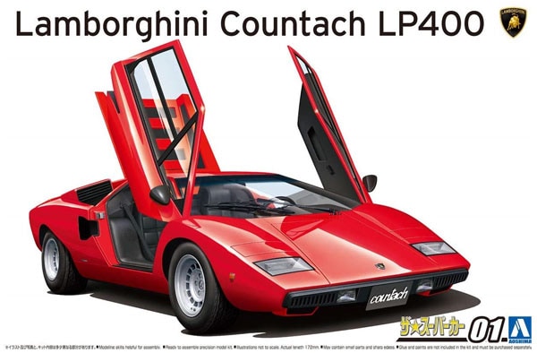 05804  автомобили и мотоциклы  Lamborghini Countach LP400  (1:24)
