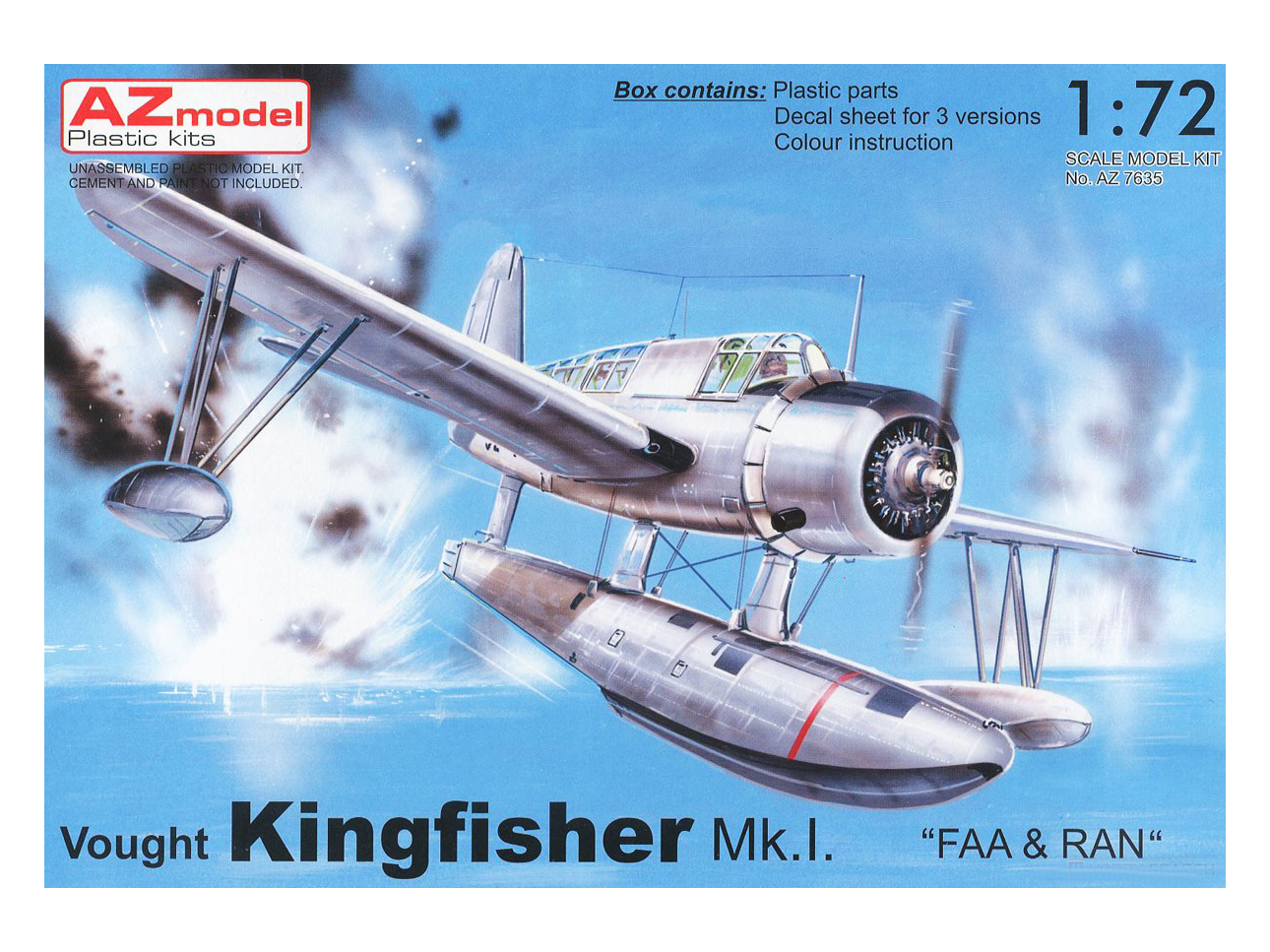 AZ7635  авиация  Vought Kingfisher Mk.I  (1:72)