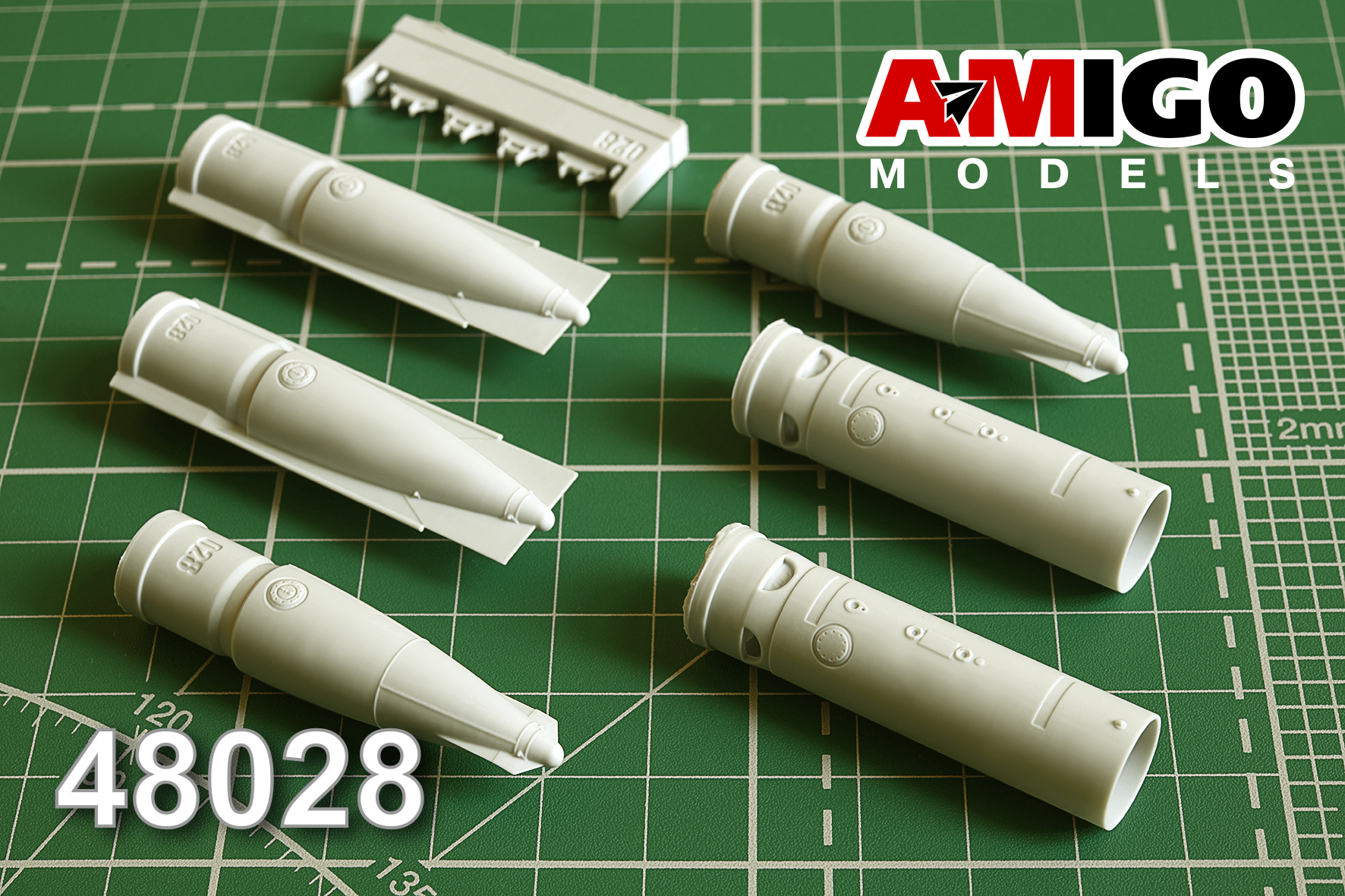 AMG 48028  дополнения из смолы  ПТБ-800 для Су-17, Су-25   (1:48)