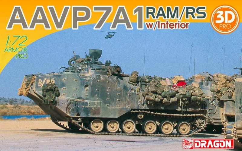 7619  техника и вооружение AAVP7A1 RAM/RS w/interior  (1:72)