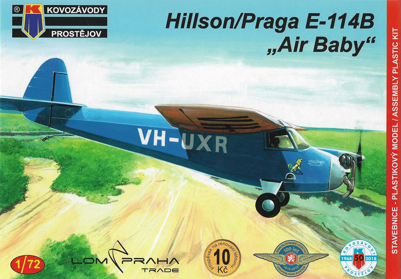 KPM0094  авиация  Hilson/Praga E-114B "Air Baby"  (1:72)