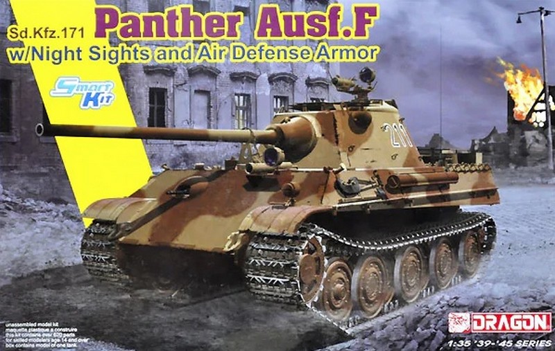 6917  техника и вооружение  Sd.Kfz.171 Panther Ausf.F w/Night Sights and Air Defense Armor  (1:35)