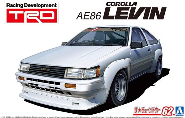 05798  автомобили и мотоциклы  TRD AE86 Toyota Corolla Levin  (1:24)