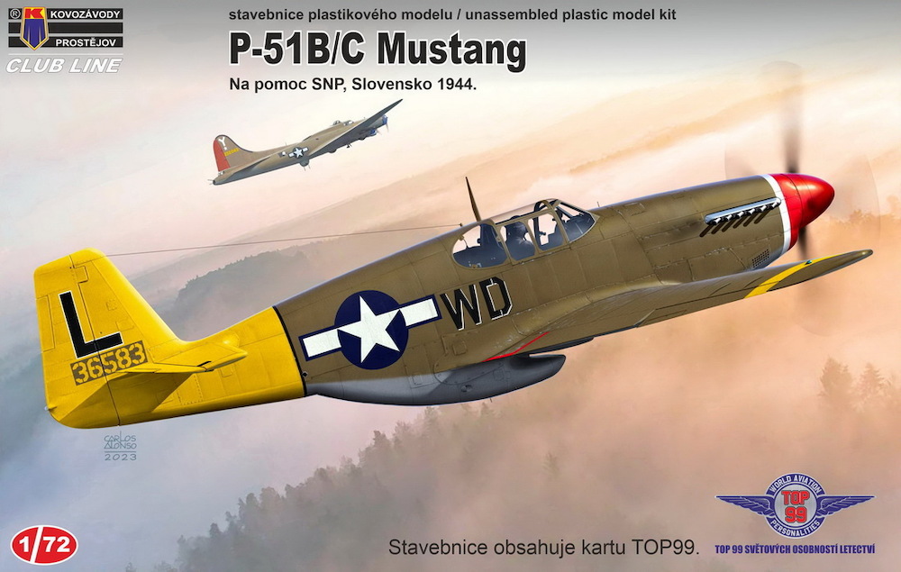 CLK0009  авиация  P-51B/C Mustang  (1:72)