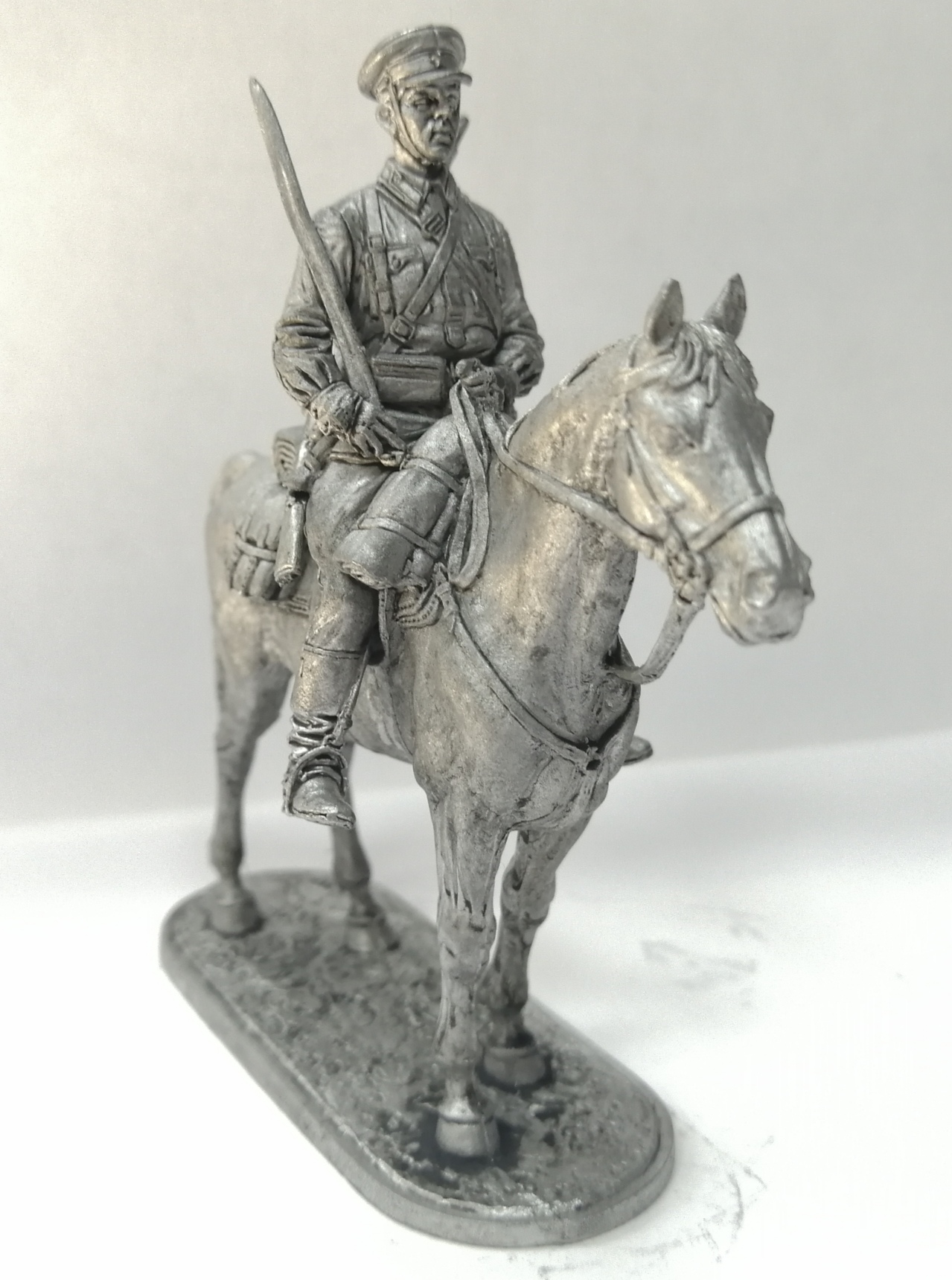 WW2-50  миниатюра  Красноармеец-кавалерист, 1939-43 гг. СССР