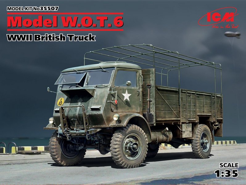 35507  техника и вооружение  Model W.O.T. 6, WWII British Truck  (1:35)