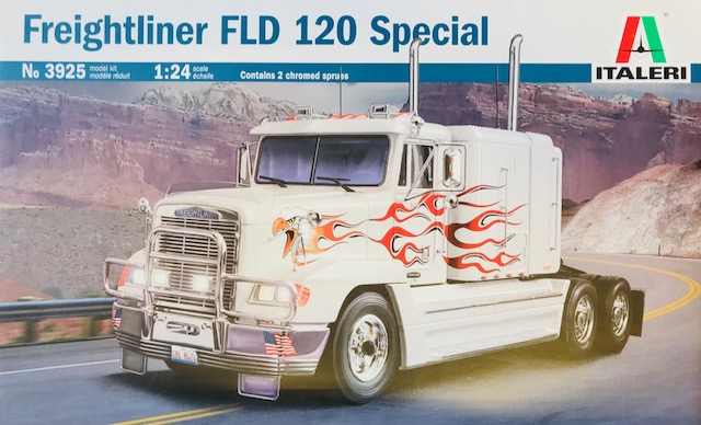 3925  автомобили и мотоциклы  Freightliner FLD 120 Special  (1:24)