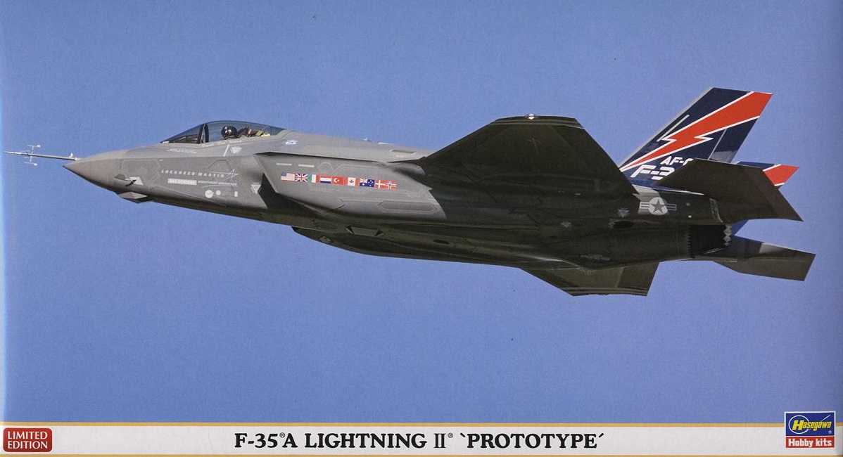 02107  авиация  F-35A Lightning II 'Prototype'  (1:72)