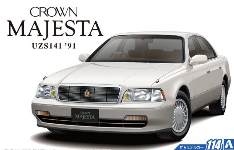 05751  автомобили и мотоциклы  Crown Majesta UZS141 '91  (1:24)