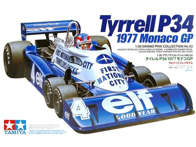 20053  автомобили и мотоциклы  Tyrrell P34 1977  (1:20)