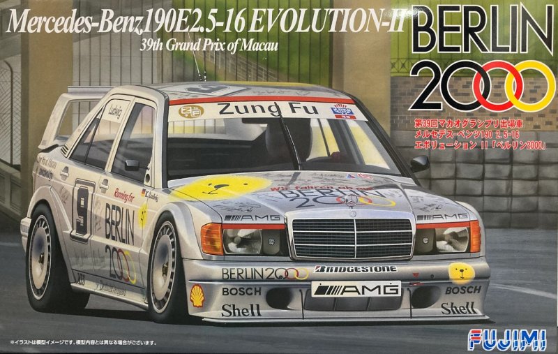 06272  автомобили и мотоциклы  Mercedes-Benz 190E2.5-16 Evolution-II Berlin 2000  (1:24)