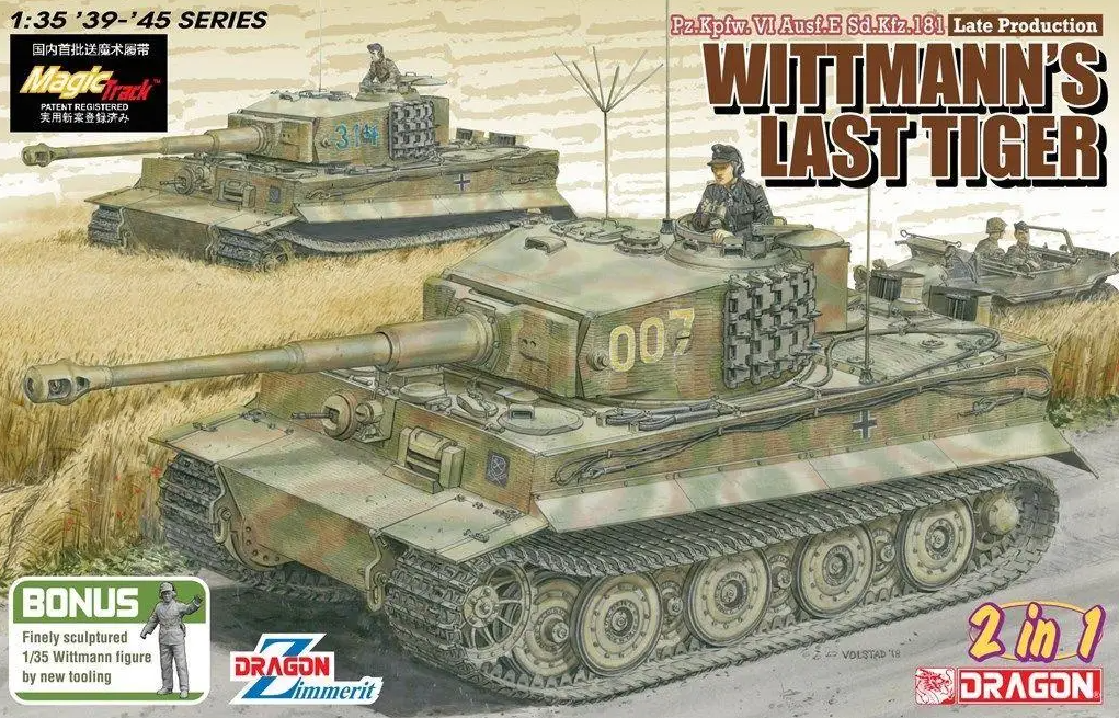 6800  техника и вооружение  Tiger I Wittmann's Last Tiger  (1:35)