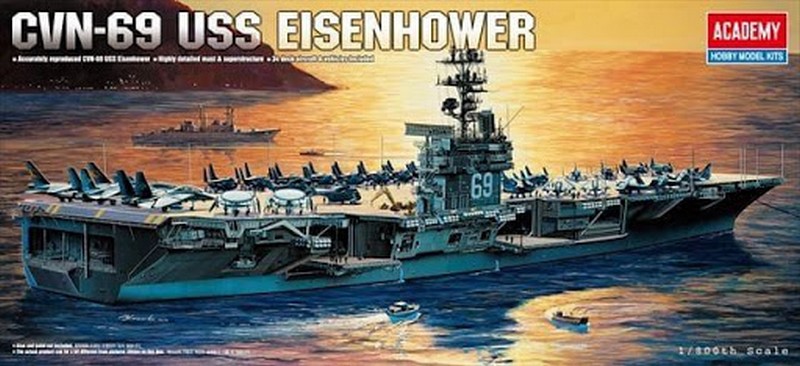 14212  флот  CVN-69 Eisenhower  (1:800)
