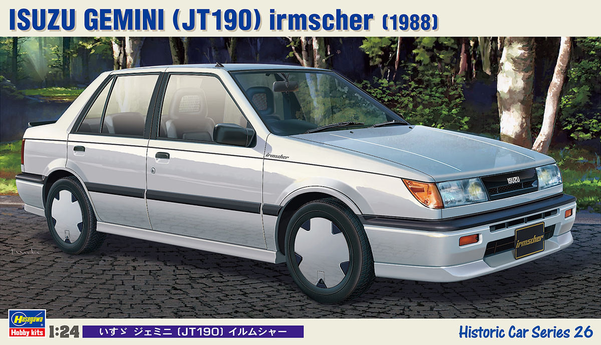 21126  автомобили и мотоциклы  Isuzu Gemini (JT190) irmscher (1988) Historic Car Series  (1:24)