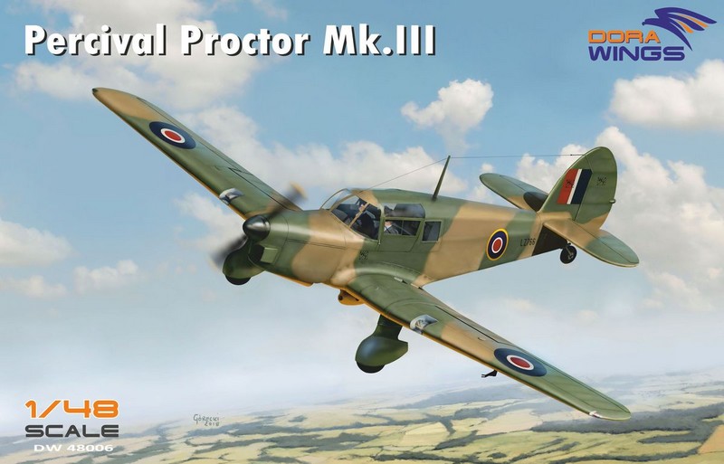 DW48006  авиация  Percival Proctor Mk.III  (1:48)