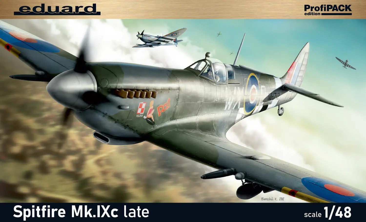 8281  авиация  Spitfire Mk. IXC Profipack  (1:48)