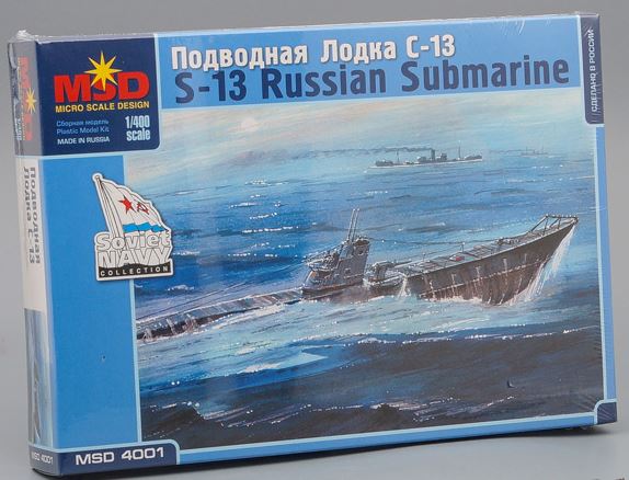 4001  флот  Подводная лодка С-13  (1:400)