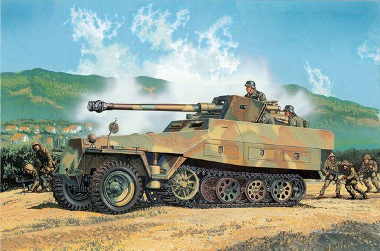6248  техника и вооружение  БТР Sd.Kfz.251/22 Ausf.D w/7.5cm PaK 40 (1:35)