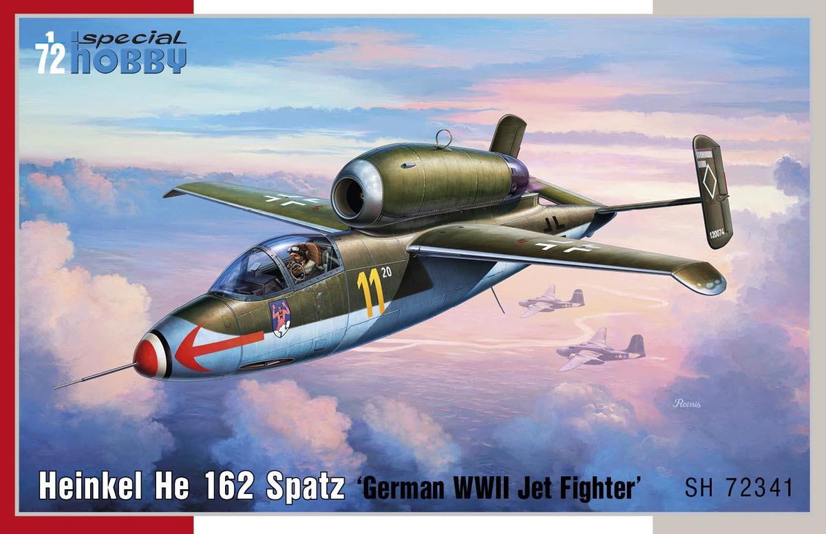 SH72341  авиация  Heinkel He-162 Spatz  (1:72)