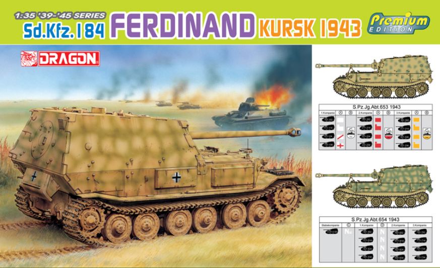 6495  техника и вооружение  САУ Sd.Kfz.184 Ferdinand, Kursk 1943 (1:35)