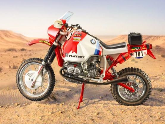 4641  автомобили и мотоциклы  B.M.W. R80 G/S 1000 Paris Dakar 1985  (1:9)
