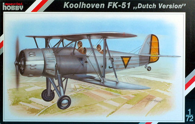 SH72048  авиация  Koolhoven FK-51 "Dutch Version"  (1:72)
