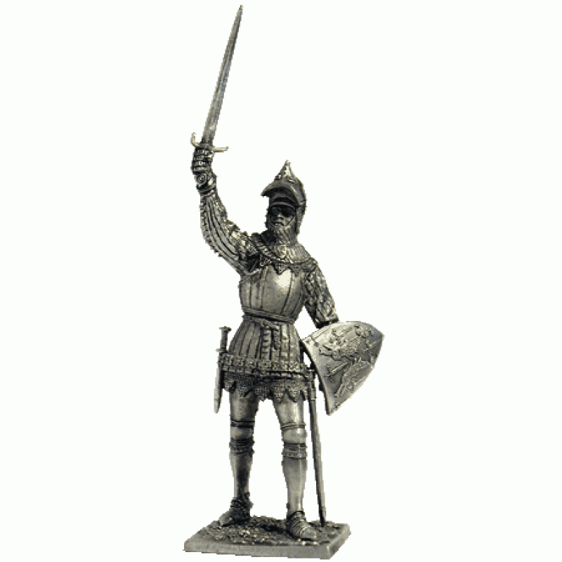 141 M  миниатюра  Французский рыцарь, 14в