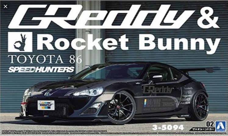 05094  автомобили и мотоциклы  Toyota 86 '12 Greddy & Rocket Bunny  (1:24)