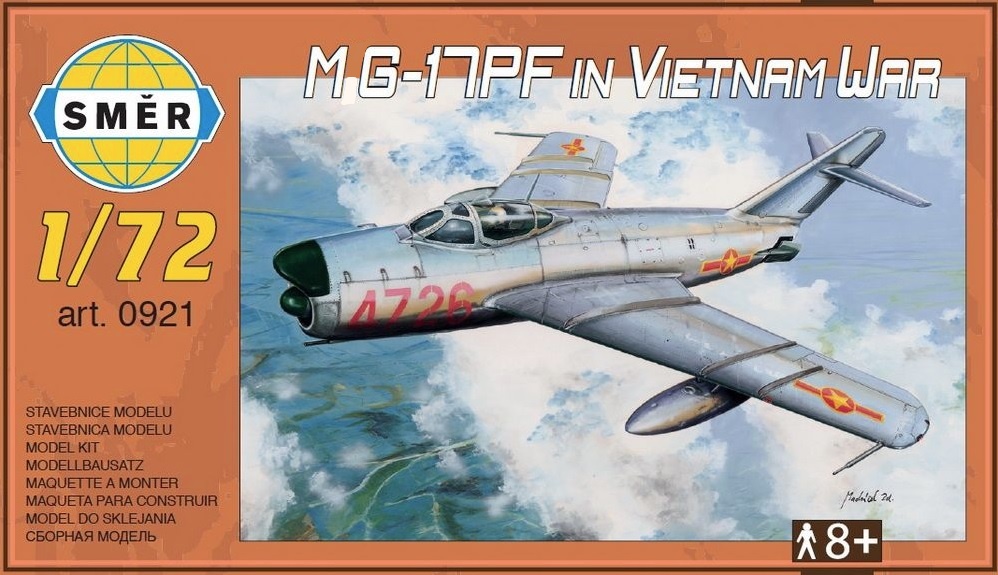 0921  авиация  M&G-17PF Vietnam War  (1:72)