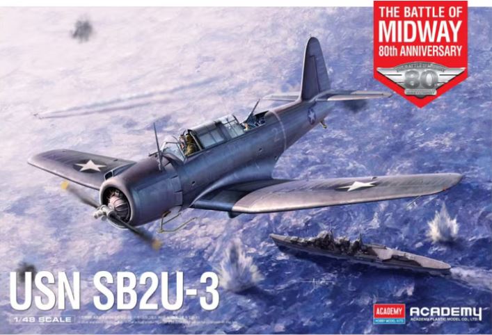 12350  авиация  USN SB2U-3 The Battle of Midway 80th Anniversary  (1:48)