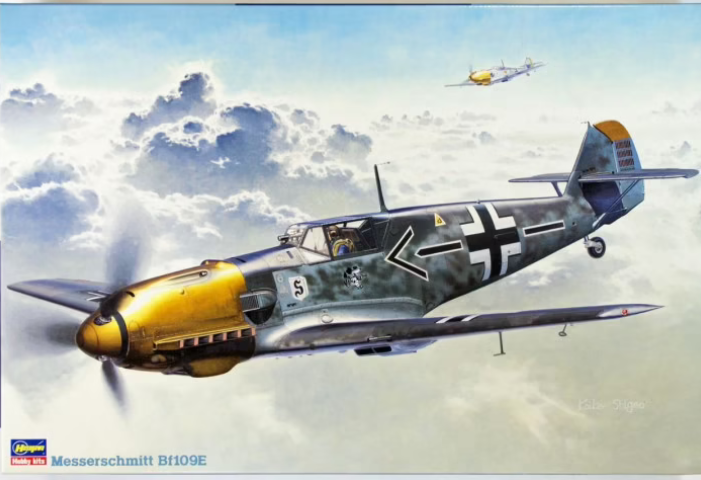08051  авиация  Messerschmitt Bf109E  (1:32)