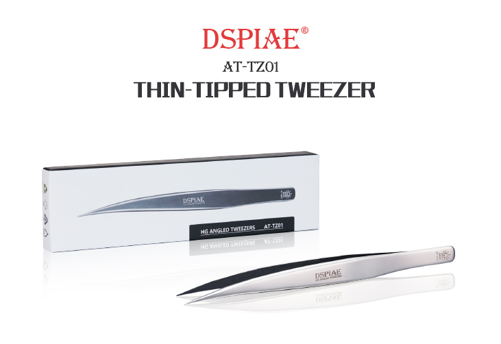 AT-TZ01  ручной инструмент  Пинцет 123мм Thin-Tipped Tweezer