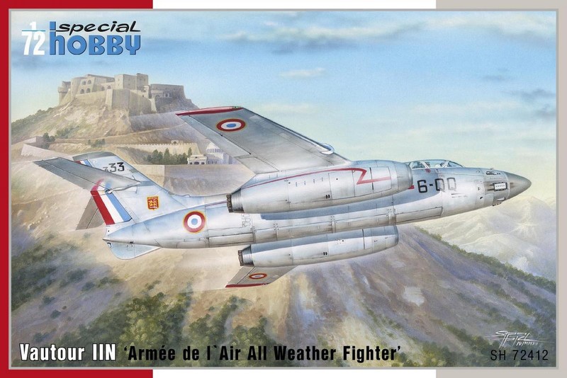SH72412  авиация  S.O.4050 Vautour II "Arme de l'Air" All Weather Fighter  (1:72)