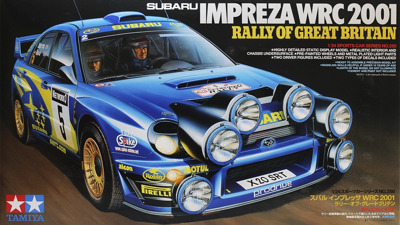 24250  автомобили и мотоциклы  Subaru Impreza WRC 2001 (1:24)