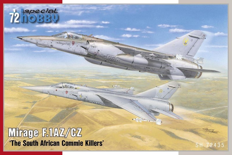 SH72435  авиация  Mirage F.1AZ/CZ "The South African Commie Killers"  (1:72)