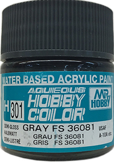 H301  краска 10мл  GRAY FS36081