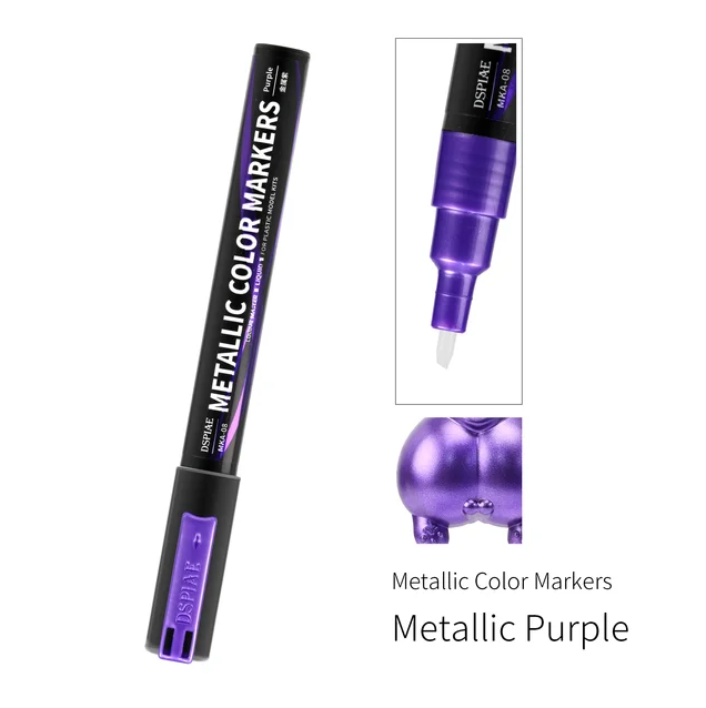 MKA-08  краска  Маркер Metallic Purple