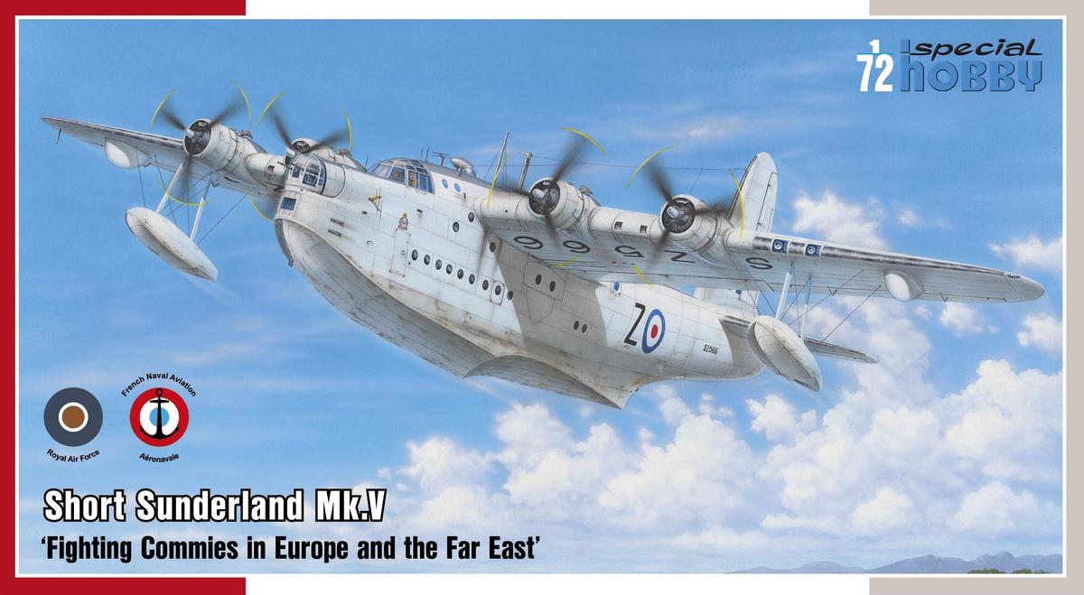 SH72162  авиация  Short Sunderland Mk.V 'Fighting Commies in Europe and the Far East'  (1:72)