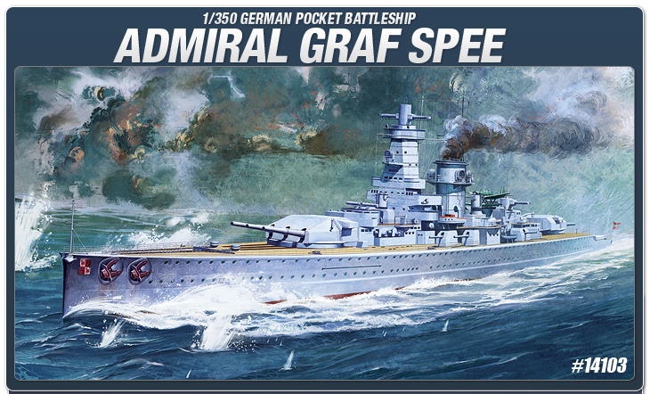 14103  флот  Admiral Graf Spee  (1:350)