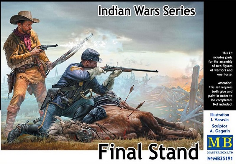 MB35191  фигуры  "Final Stand", Indian Wars Series  (1:35)