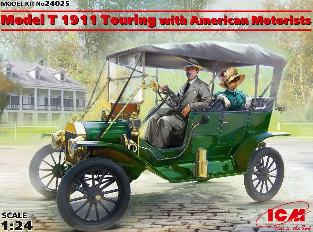 24025  автомобили и мотоциклы  Model T 1911 Touring with American Motorists  (1:24)