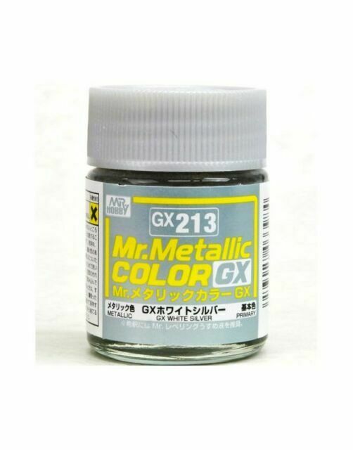 GX213  краска 18мл  White Silver Metallic